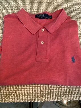 Polo Ralph Lauren Mens coral Short-Sleeve Polo